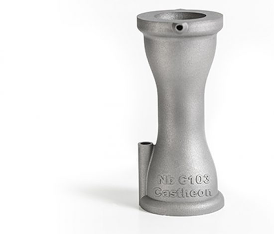 Rocket nozzle manufactured with Niobium C103