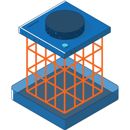 Our process uses SLA, FDM, or CNC master model patterns to create high quality cast-urethane parts.